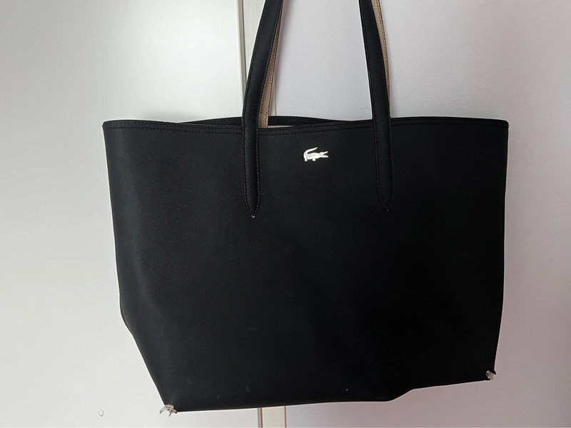 Sac lacoste reversible cheap noir