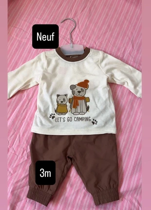 Ensemble 3mois, marque: Kiabi, état: Neuf avec étiquette, taille: 3-6 mois / 62 cm, 4,00 €, 4,90 € Protection acheteurs incluse