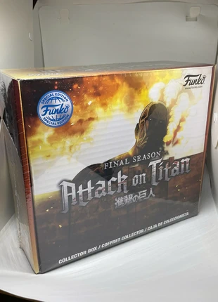 Funko POP! Box collector Attack on Titan, estado: Novo com etiquetas, tamanho: Tamanho único, €65.00, €68.95 inclui Proteção do Comprador