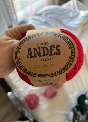 Pelotes de laine drops Andes, marca: Drops, estado: Novo com etiquetas, €10.00, €11.20 inclui Proteção do Comprador