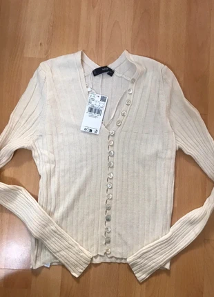 Cardigan côtelé Mango, brand: Mango, condition: New with tags, size: XS / 34 / 6, €11.00, €12.25 includes Buyer Protection