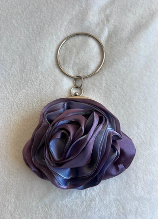 Sac à main violet détail fleurs, brand: Melody, condition: New without tags, €4.00, €4.90 includes Buyer Protection