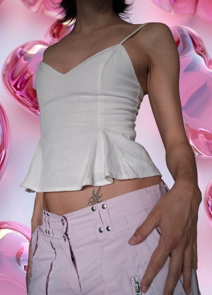 Coquette white corset top, marque: COQUETTE, état: Très bon état, taille: S / 36 / 8, 13,00 €, 14,35 € Protection acheteurs incluse