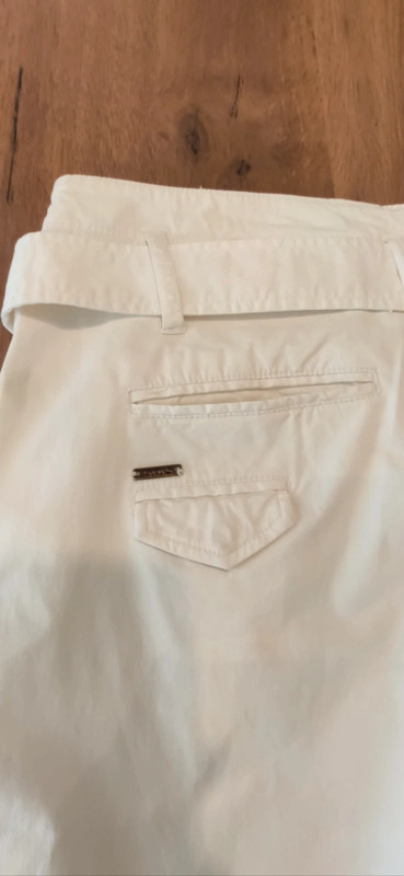 Pantalon large en coton  blanc 3