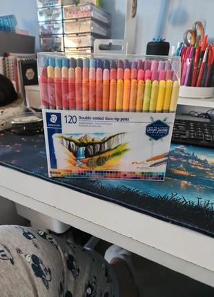 120 feutres double pointes Staedtler, brand: Staedtler, condition: Very good, €40.00, €42.70 includes Buyer Protection