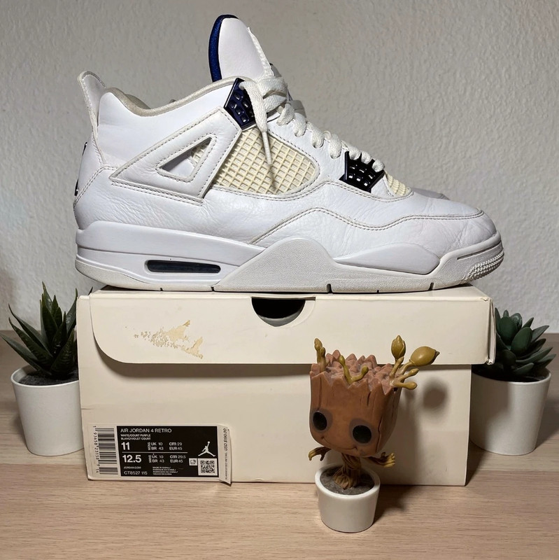 Jordan 4 Metallic Purple Gr.45 US 11