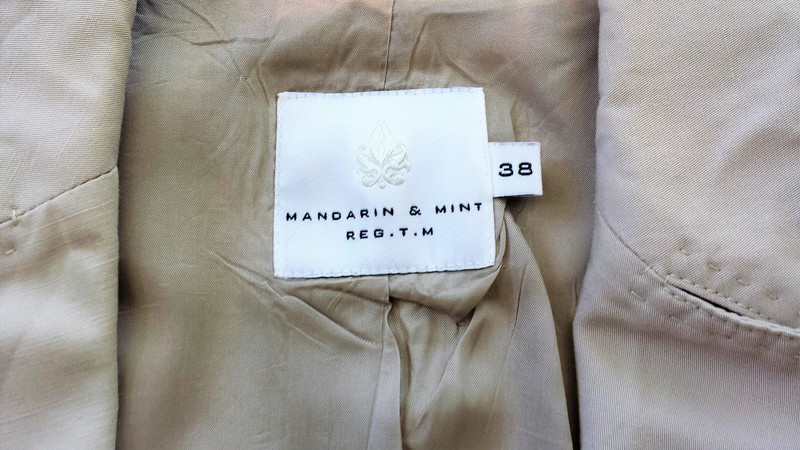 Mandarin & Mint kort colbertje maat 38 2
