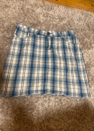 Checkered mini skirt, brand: Point Zero, condition: Very good, size: L / 40 / 12, €4.50, €5.43 includes Buyer Protection
