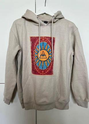 Oversized Hoodie Astro-print, merk: Daisy Street, staat: Heel goed, maat: XS / 34 / 6, € 5,00, € 5,95 inclusief Kopersbescherming
