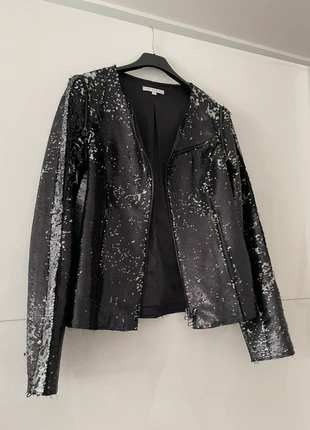 Glitzerjacke, marke: Faith Connexion, zustand: Sehr gut, größe: S / 36 / 8, 12,00 €, 13,30 € inklusive Vinted-Käuferschutz