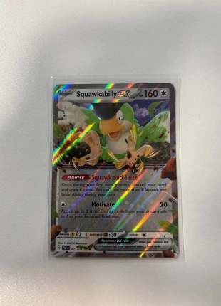 Squawkabilly ex 075/091, marque: Pokémon, état: Neuf sans étiquette, 1,00 €, 1,75 € Protection acheteurs incluse