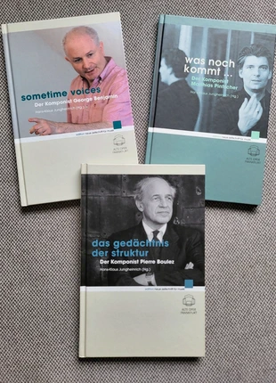 3x Hardcover Musikfachbücher - Boulez, Pintscher, Benjamin | NEU, estado: Como nuevo, 44,95 €, 47,90 € Protección al comprador incluida