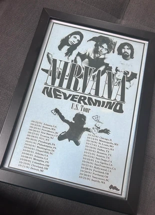 #Nirvana Bild im Rahmen, marque: Alternative, état: Très bon état, 4,00 €, 4,90 € Protection acheteurs incluse