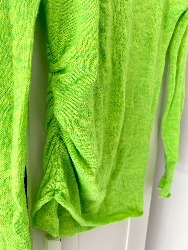 Pull vert fluo Zara Vinted