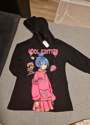 Sweet à capuche longue, marque: LC Waikiki, état: Neuf avec étiquette, taille: 3 ans / 98 cm, 20,00 €, 21,70 € Protection acheteurs incluse