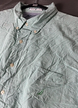 Nautica Green Checkered Shirt - 334, marke: Nautica, zustand: Gut, größe: XL, 9,00 €, 10,15 € beinhaltet Vinted-Käuferschutz Pro