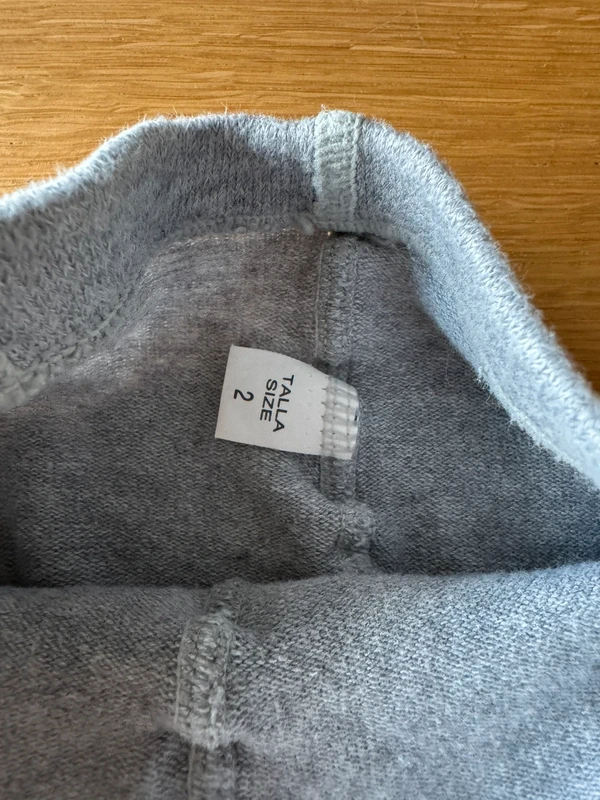 Lot de 3 collants, 1 gris lisse, 1 jaune moutarde et 1 rouge bordeaux côtelé - Taille 2 - photo numéro 6