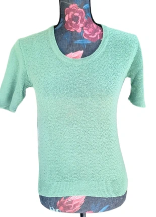 Petit pull vert vintage S, brand: Vintage, condition: Very good, size: S / 36 / 8, €10.00, €11.20 includes Buyer Protection