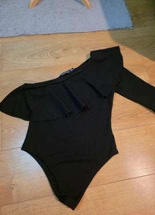 One-Shoulder Ruffle Bodysuit | Size 14, brand: Me she Me, condition: New without tags, size: XL / 14, £8.00, £9.10 includes Buyer Protection