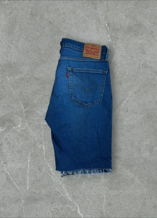 Short en jean Levi’s 514 bleu marine taille L, merk: Bleu Marine, staat: Heel goed, maat: L, € 19,00, € 20,65 inclusief Kopersbescherming Pro