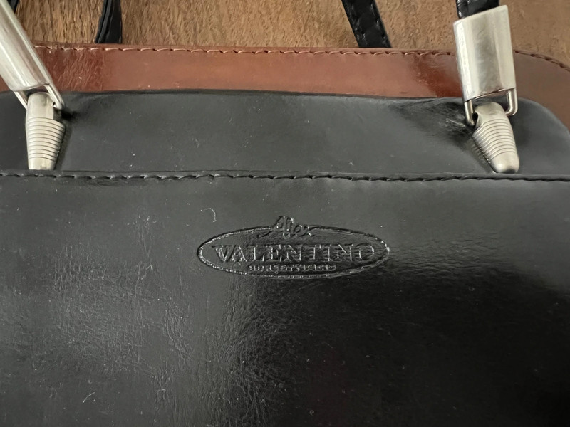 Tasche braun schwarz von Alex Valentino
