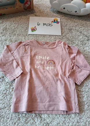 T-shirt manches longues, brand: Zeeman, condition: Very good, size: 3-6 months / 62 cm, €1.00, €1.75 includes Buyer Protection