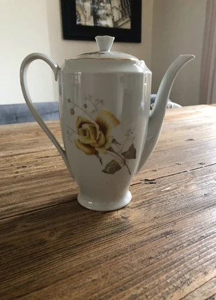 Vintage theepot met gele roos , estado: Muito bom, €9.00, €10.15 inclui Proteção do Comprador