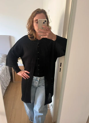 Gilet noir long Sinéquanone, marke: Sinéquanone, zustand: Sehr gut, größe: L / 40 / 12, 10,00 €, 11,20 € inklusive Vinted-Käuferschutz