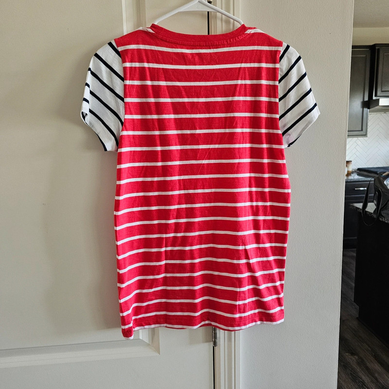 J. Crew Striped Vintage Slub Cotton Crewneck Tee. 2