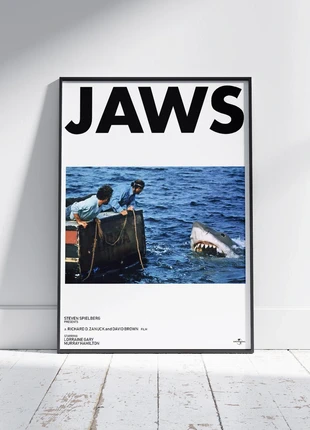 jaws - lo squalo poster A4 steven spilberg, brand: JAWS, condizioni: Nuovo con cartellino, €5.00, €5.95 include la Protezione acquisti