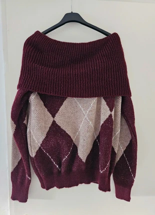 Pull grand col / col bardot, marque: Boutique Parisienne, état: Très bon état, taille: XL / 42 / 14, 27,00 €, 29,05 € Protection acheteurs incluse