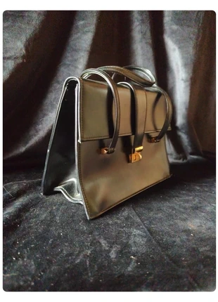 Sac à main noir vintage chic soirée – Très bon état, marque: Vintage, état: Bon état, 14,00 €, 15,40 € Protection acheteurs incluse