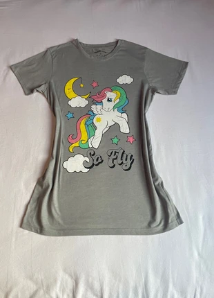 Nuisette t-shirt long oversize gris en coton My Little Pony Primark, brand: Primark, condition: New without tags, size: S / 36 / 8, €8.00, €9.10 includes Buyer Protection