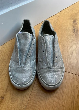 Vans plateadas sin cordones, marca: Vans, estado: Bom, tamanho: 37, €5.00, €5.95 inclui Proteção do Comprador