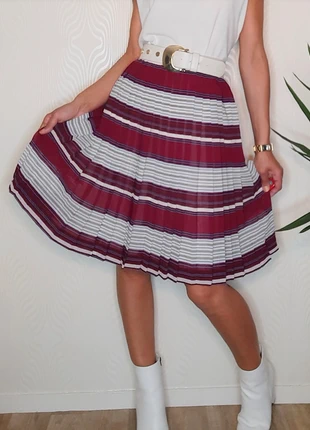 Adorable jupe plissée à rayures, vintage 80s. 36, brand: true vintage, condizioni: Ottime, taglia: S / IT 40 / EU 36, €14.00, €15.40 include la Protezione acquisti Pro