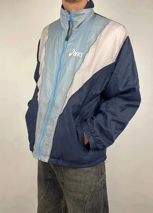 Vintage Asics retro windbreak jacket 90s 2000s rare large pull streetwear sweat long sleeve, brand: Asics, condition: Very good, size: M, €24.45, €26.37 includes Buyer Protection