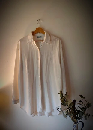 Chemise vintage blanche oversize Fiorella di Verdi XL, marca: Fiorella di Verdi, estado: Muy bueno, tamaño: XL / 42 / 14, 12,00 €, 13,30 € Protección al comprador incluida