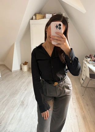 Black shirt hemd basic - h&m - new, brand: H&M, condizioni: Nuovo senza cartellino, taglia: S / IT 40 / EU 36, €8.00, €9.10 include la Protezione acquisti