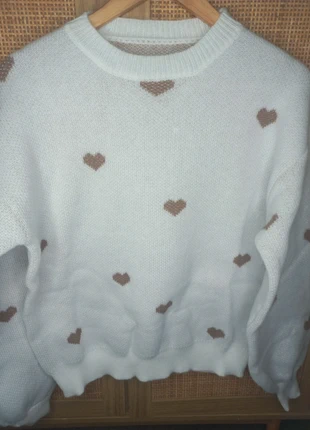 Pull Femme Cœur Blanc Acrylique Taille M - Neuf 🎉 - Expédition Rapide 🚚, état: Neuf avec étiquette, taille: M / 38 / 10, 14,00 €, 15,40 € Protection acheteurs incluse