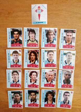 Lot de 17 stickers du Celta Vigo 1999, brand: Panini, condition: Very good, €20.00, €21.70 includes Buyer Protection