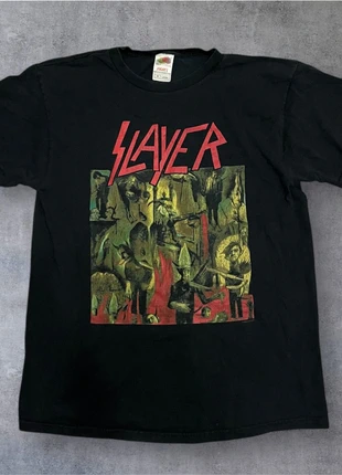 T-shirt : Slayer - Reign in Blood ( vintage 2003 ), marke: Fruit of the Loom, zustand: Gut, größe: M, 49,00 €, 52,15 € inklusive Vinted-Käuferschutz