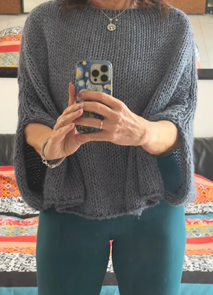 Poncho primaverile, marque: Chez Moi, état: Bon état, taille: Taille unique, 8,00 €, 9,10 € Protection acheteurs incluse