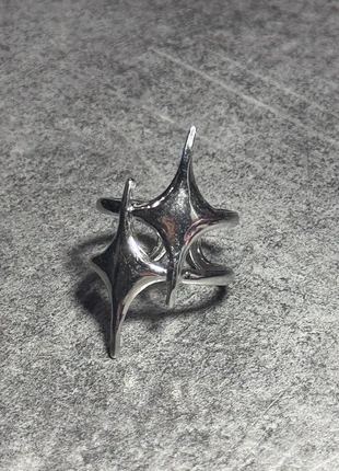 Bague acier ajustable argentée y2k gothique mixte, brand: CHROME, condition: New without tags, size: Adjustable, €5.00, €5.95 includes Buyer Protection Pro