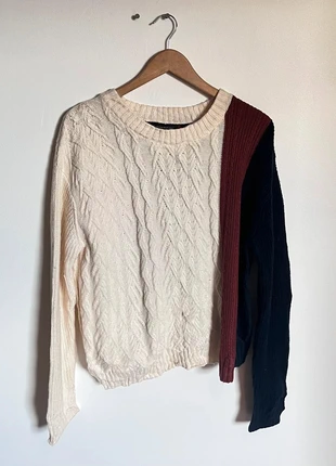 Pull en maille Banana Républic blanc marron noir - M Femme, marke: Banana Republic, zustand: Sehr gut, größe: M / 38 / 10, 6,00 €, 7,00 € inklusive Vinted-Käuferschutz