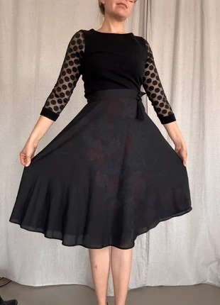 Gorgeous Vintage Black Cotton A-Line Skirt – XS (32), brand: Vintage Dressing, condition: Very good, size: XXS / 32 / 4, €29.00, €31.15 includes Buyer Protection