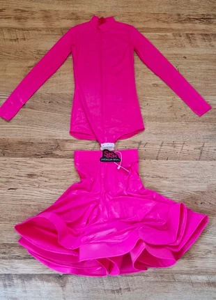 Children Professional Latin Dance Dress Ballroom Dancing 2x Bodysuit & Skirt Set, condition: New with tags, size: One size, £60.00, £65.10 includes Buyer Protection