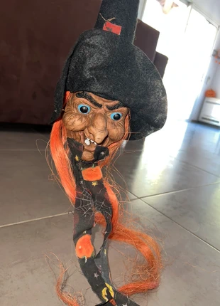Tête de Sorcière • Halloween • Décoration, merk: halloween, staat: Nieuw zonder prijskaartje, € 2,00, € 2,80 inclusief Kopersbescherming