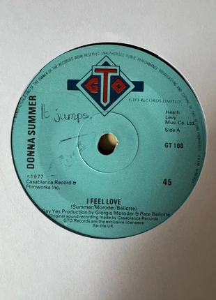 Donna Summer - I Feel Love - 1977 UK disco 7" vinyl record Giorgio Moroder, condition: Very good, £3.50, £4.38 includes Buyer Protection