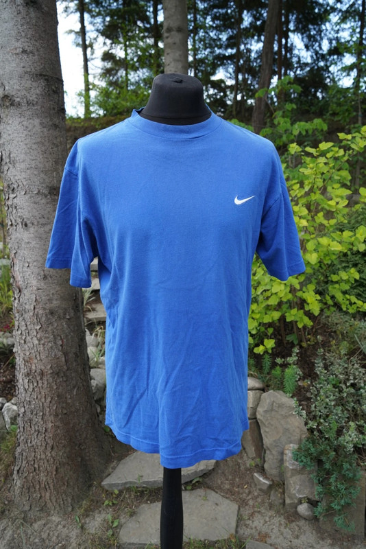 Nike niebieski t-shirt męski koszulka M L 1