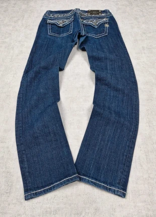 Jean Miss Me Skinny Bleu Marine Couture Blanche, brand: Miss Me, condition: Very good, size: S / 36 / 8, €79.90, €84.60 includes Buyer Protection Pro